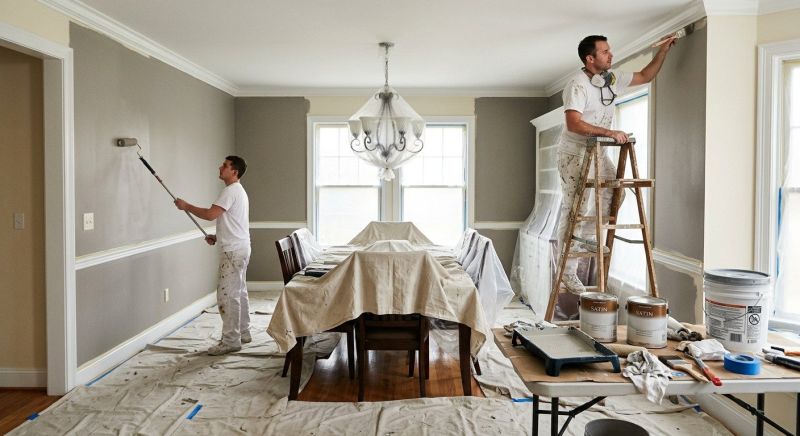 Great Room Painting in Wilmington, NC