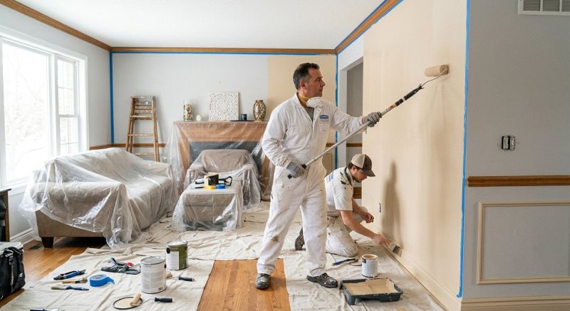 House Interior Painting in Kansas City, KS